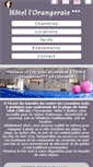 Mobile Screenshot of hotelorangeraie.com